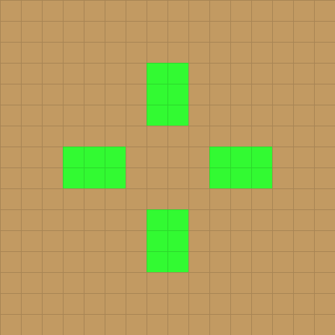 device’s crosshair from the new CS2 code, zoomed