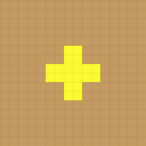 FalleN’s old crosshair at 1280×960, zoomed